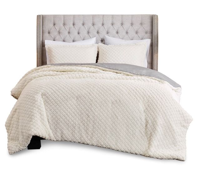 Olliix by Intelligent Design Emma Grey Queen Comforter and Sheet Set-0