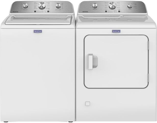 Maytag® White Top Load Washer & Electric Dryer Laundry Pair-0