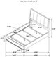 Coaster® Granada Beige/Natural Pine Queen Panel Bed -3
