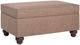Smith Brothers Customizable 900 Storage Ottoman with Turned Leg-0
