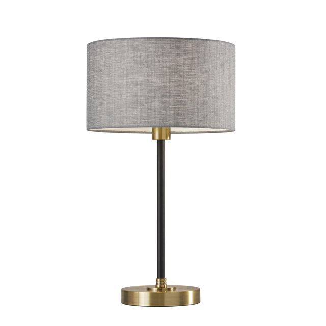 Adesso® Bergen Gray Table Lamp-0