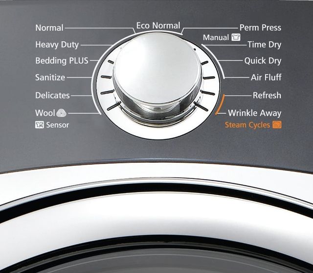 Samsung 7.5 Cu. Ft. White Front Load Gas Dryer-1