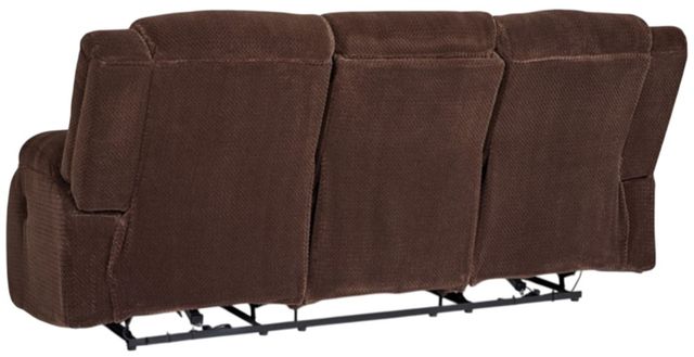 Signature Design by Ashley® Observation Chocolate Power Reclining Sofa with Drop Down Table-4