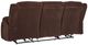 Signature Design by Ashley® Observation Chocolate Power Reclining Sofa with Drop Down Table-4
