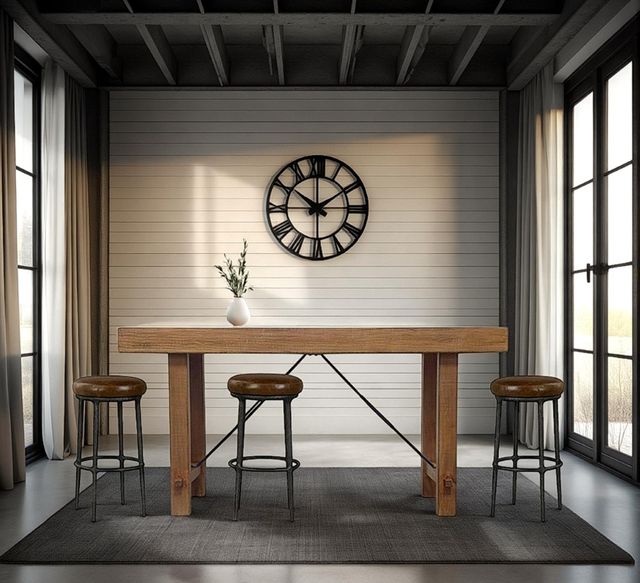 Nest Home Collections Meredith Antique Natural Counter Table-1
