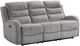Elements International Avanti Whiskers Nature Grey Power Reclining Sofa-0