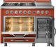 Viking® Tuscany 48" Spiced Cider Pro Style Dual Fuel Range with 2 Induction-1