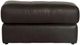 Jackson Furniture Prato Chocolate Leather Ottoman-1