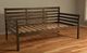 Kodiak Furniture Boho Linen Stone/Rustic Walnut Twin Daybed with Mattress-1
