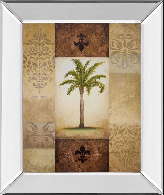 Classy Art Fantasy Palm I by Michael Marcon Mirror Framed Wall Art-0