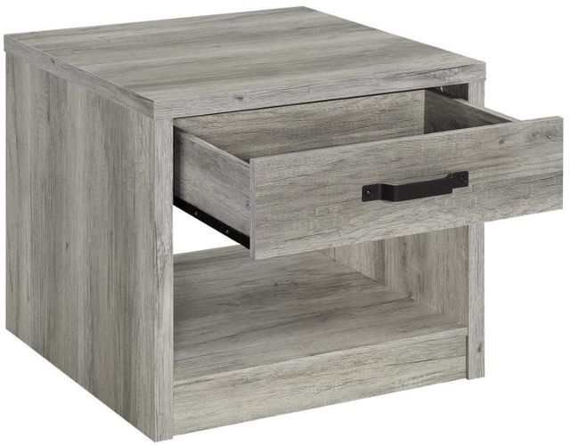 Coaster® Felix 3-Piece Gray Driftwood Occasional Table Set-4