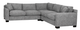 Van Gogh Designs Harry Creston Charcoal Fabric Sectional-1