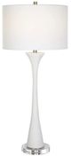 Uttermost® Fountain White Buffet Lamp-0