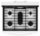 Whirlpool® 30" White Freestanding Gas Range-3