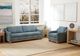 International Furniture Direct Samba Blue/Sand Drift Accent Chair-3