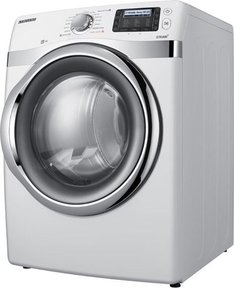 Samsung 7.5 Cu. Ft. White Electric Steam Dryer-4