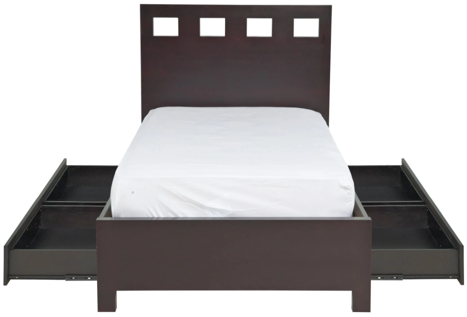 Modus Furniture Nevis Riva Storage Panel Bed - Thumbnail 3