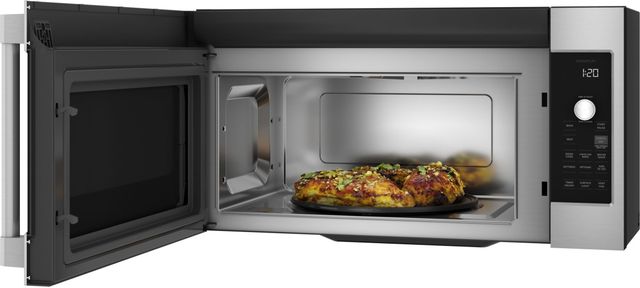 Monogram® Statement Collection 1.7 Cu. Ft. Stainless Steel Over The Range Microwave-2