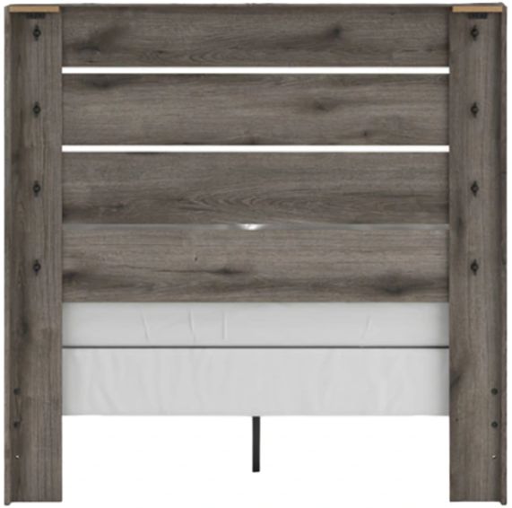 Signature Design by Ashley® Graystorm Brown/Gray Youth Twin Panel Bed-3