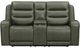 Parker House® Napa Lyric Sage Power Reclining Tilt Console Loveseat with Zero Gravity-2