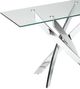 VIG Furniture Modrest Pyrite Modern Chrome/Clear Console Table-1