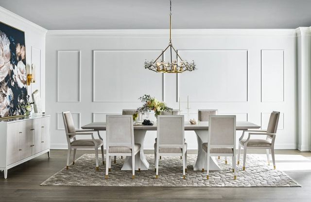 Universal Explore Home™ Love. Joy. Bliss. Miranda Kerr Home Alabaster/Pewter Side Chair-1