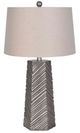 Lamps Per Se Antique Silver Polyresin Table Lamp-0