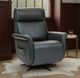 Flexsteel® Haven Harbor Leather Power Swivel Recliner with Power Headrest and Lumbar-2