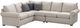 Bassett® Furniture Hanover 3-Piece White L-Shaped Sectional-0
