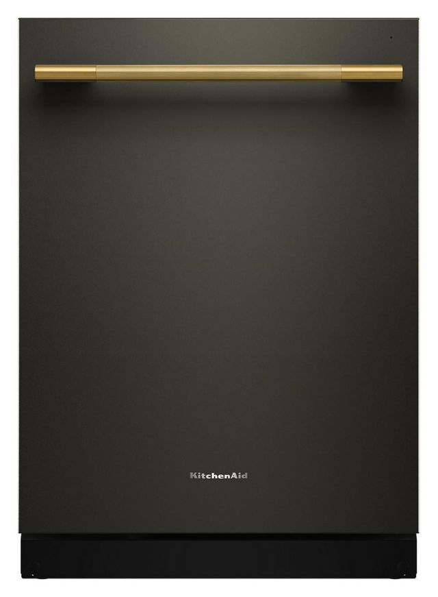 KitchenAid® 24" Black Ore 360° Max Jets™ Third Rack Top Control Built-In Dishwasher with ProDry™ System-1