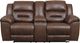 Signature Design by Ashley® Stoneland Chocolate Power Reclining Loveseat with Console-1