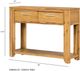 A & B Home Natural Console Table-1