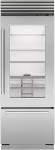 Sub-Zero® Classic Series 30" 17 Cu. Ft. Stainless Steel Built-In Bottom Freezer Refrigerator-0