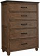 John Thomas Furniture® Vista Coal/Hickory Chest-0