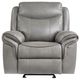 Homelegance® Aram Gray Manual Glider Recliner-2