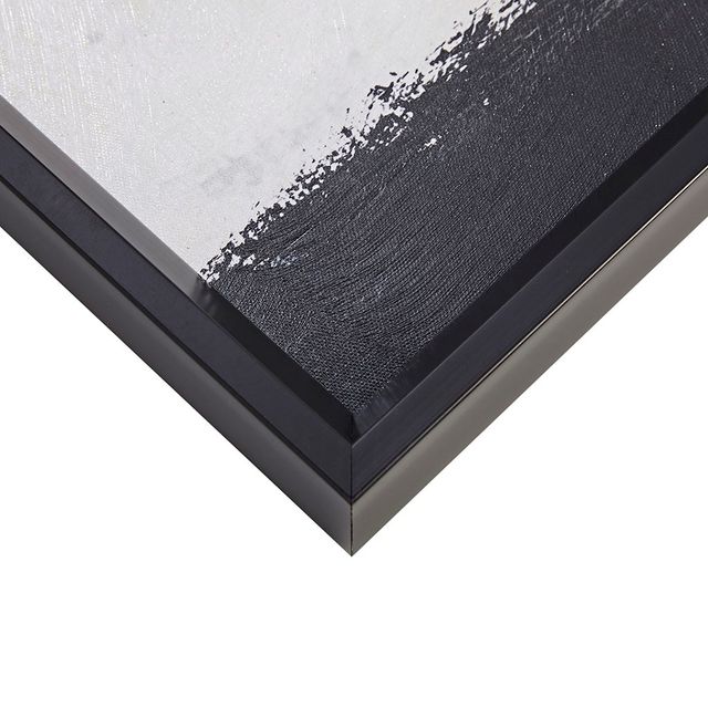 Olliix by Martha Stewart Directional Ebony  Black and White Framed Canvas-2
