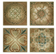 Olliix by Madison Park Bella Blue Tiles 4 Piece Multi Deco Box Set-0
