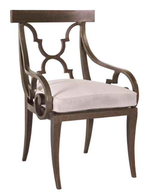 Lane Venture® Florentine Beige/Brown Dining Arm Chair-0