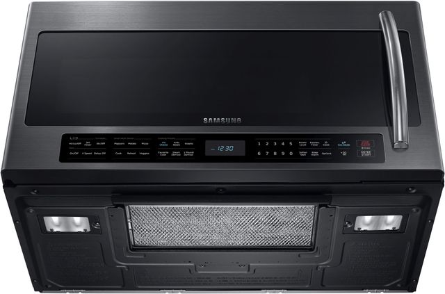 Samsung 2.1 Cu. Ft. Black Stainless Steel Over The Range Microwave-6