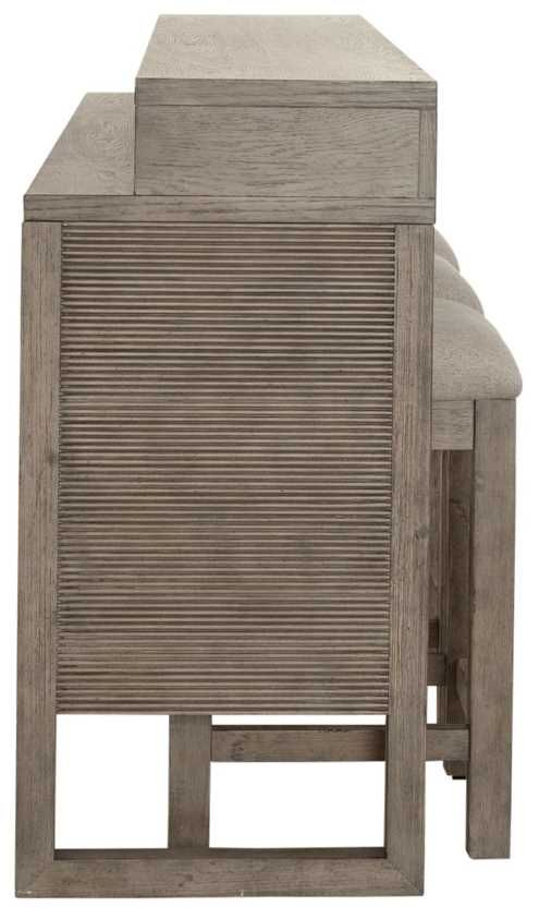 Liberty Furniture Bartlett Field 4-Piece Dusty Taupe Occasional Bar Set-3