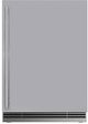 U-Line® Home Collection 24" 5.1 Cu. Ft. Stainless Steel Refrigerator with Solid Door-0