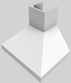 Vent-A-Hood® 36" White Euro-Style Wall Mounted Range Hood-5