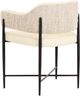 TOV Furniture Sezanne Black/Cream Dining Chair-4