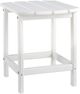 Signature Design by Ashley® Sundown Treasure White Plastic Outdoor Rectangular End Table-0