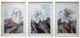 Crestview Collection 3-Piece Flower Power Blue/Light Blue/White Wall Art Set-0