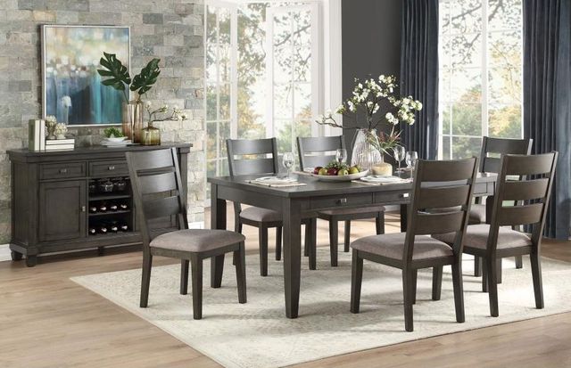 Mazin Furniture Baresford Gray And Neutral Side Chair-3