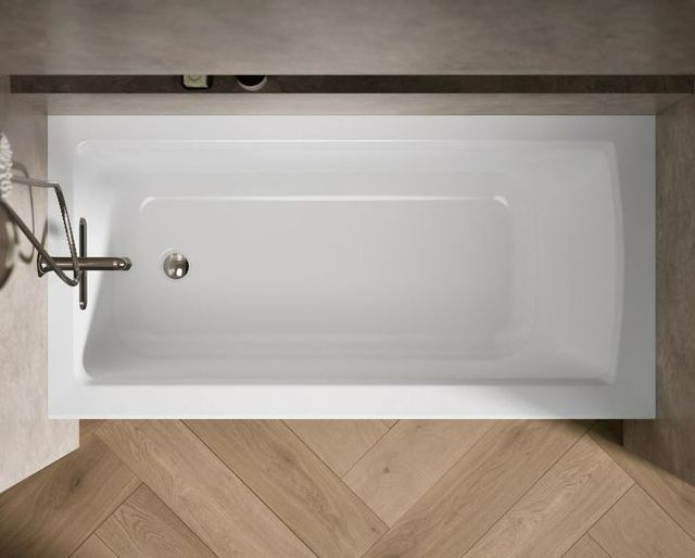 KOHLER® Archer® White 60" x 30" Alcove Bath with Bask® Heated Surface, Alcove Left Drain-4