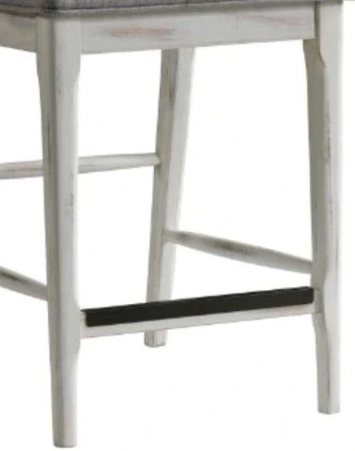 Intercon Modern Rustic Gray/Weathered White Panel Back Stool-3