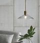Signature Design by Ashley® Chaness Brass/Clear Pendant Light-5