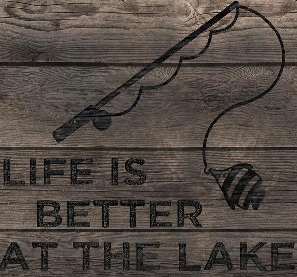 Classy Art Better At The Lake by CAD Designs Wall Art-1